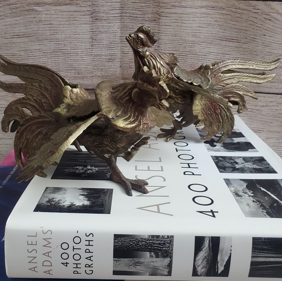 Vintage Other - Vintage Set of 2 Brass Roosters Vintage Other - Vintage Set of 2 Brass Roosters